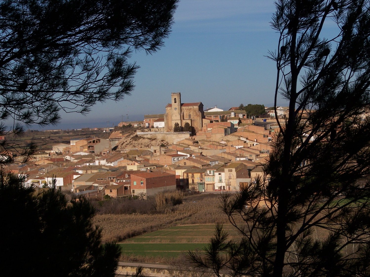 Vista del poble de Preixana
